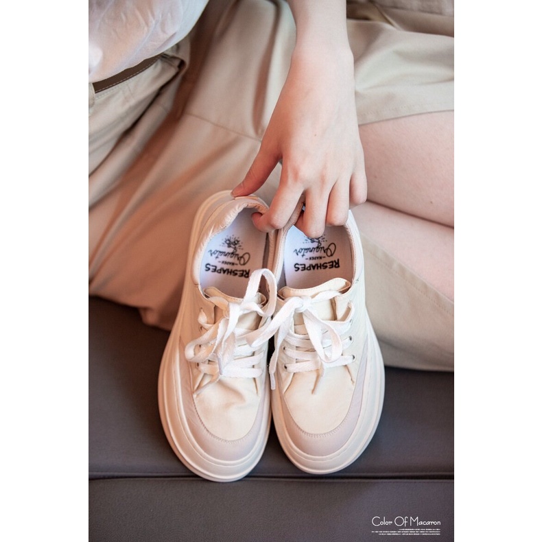 Giày thể thao MADEN đế dày màu sắc macaron kết hợp tươi tắn thoáng khí thời trang mùa hè 2022 dành cho nữ