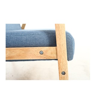 Ghế Sofa đôi đơn giản khung gỗ GSF001