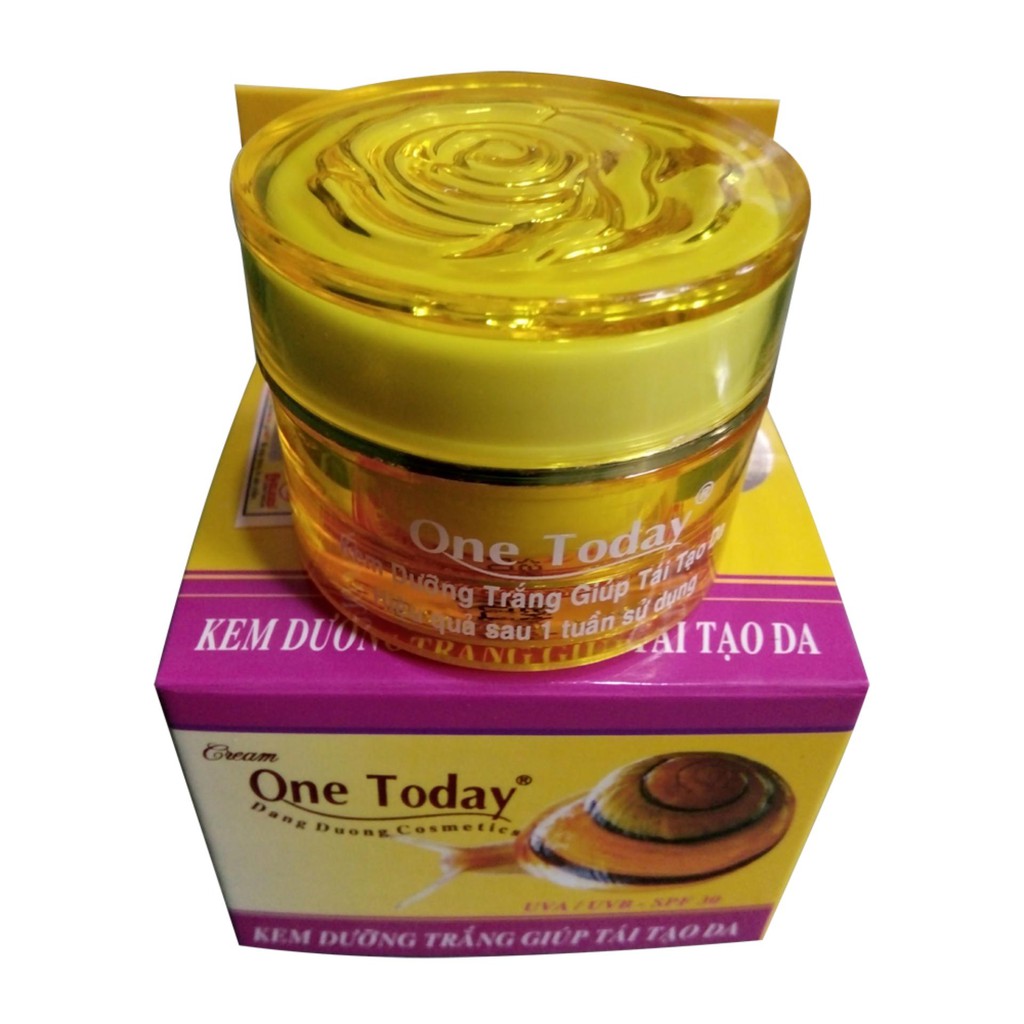 [bán sỉ] KEM DƯỠNG TRẮNG GIÚP TÁI TẠO DA one today 9g giá in 99,5k