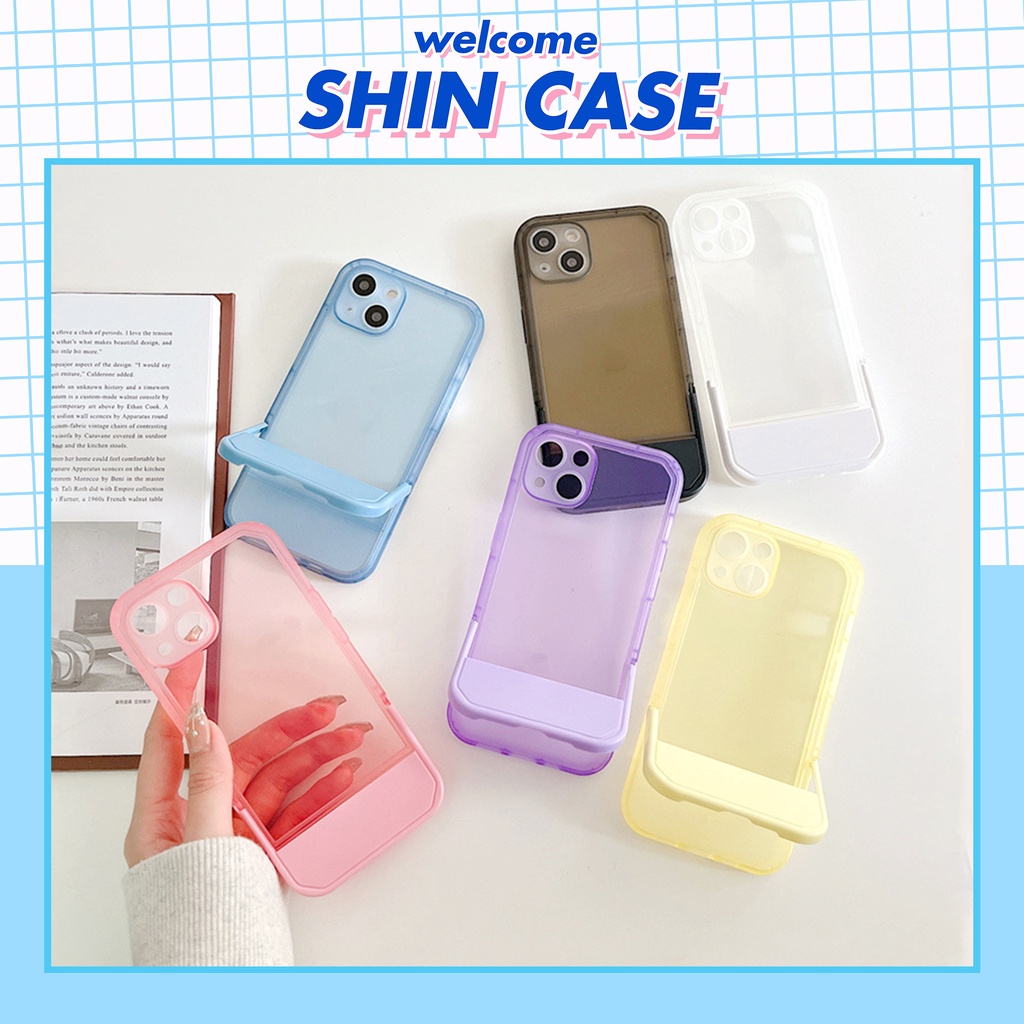 Ốp lưng iphone trơn dẻo chống lưng bảo vệ cam 6/6plus/6s/6splus/7/7plus/8/8plus/x/xs/11/12/13/14/pro/max/promax/plus