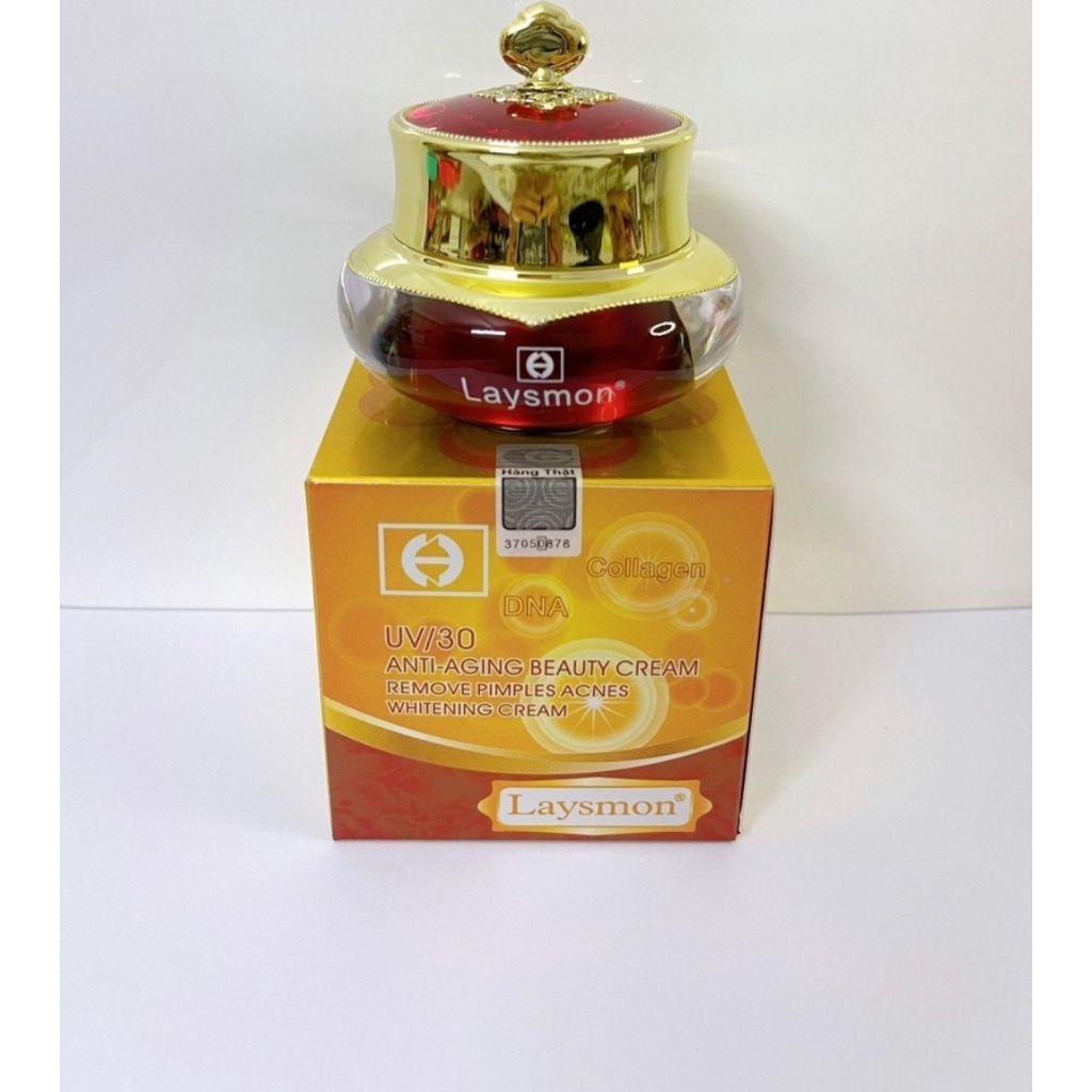 KEM LAYSMON ĐỎ - CHỐNG NHĂN - NGỪA LÃO HOÁ UV/30 - ANTI-AGING BEAUTY CREAM - 20G
