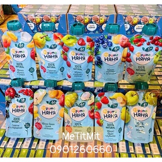 Nước trái cây Fruto Nyanya Nga 130ml cho bé đủ vị