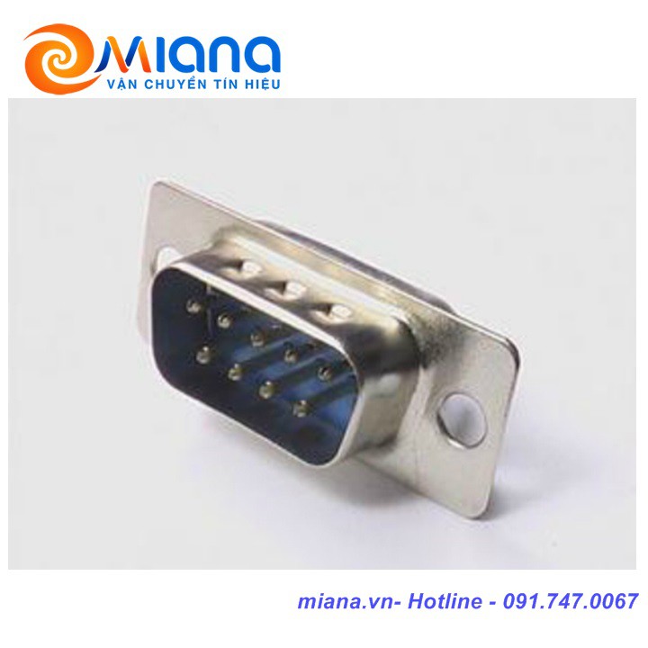 Đầu hàn DB9- 9M dùng chế tạo cáp 9 chân cho thiết bị công nghiệp