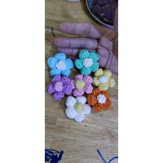 Pin cài áo/túi xách Hoa Len handmade