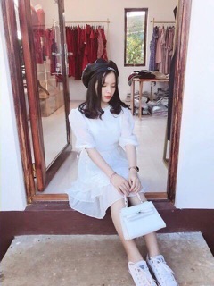 Váy babydoll tầng