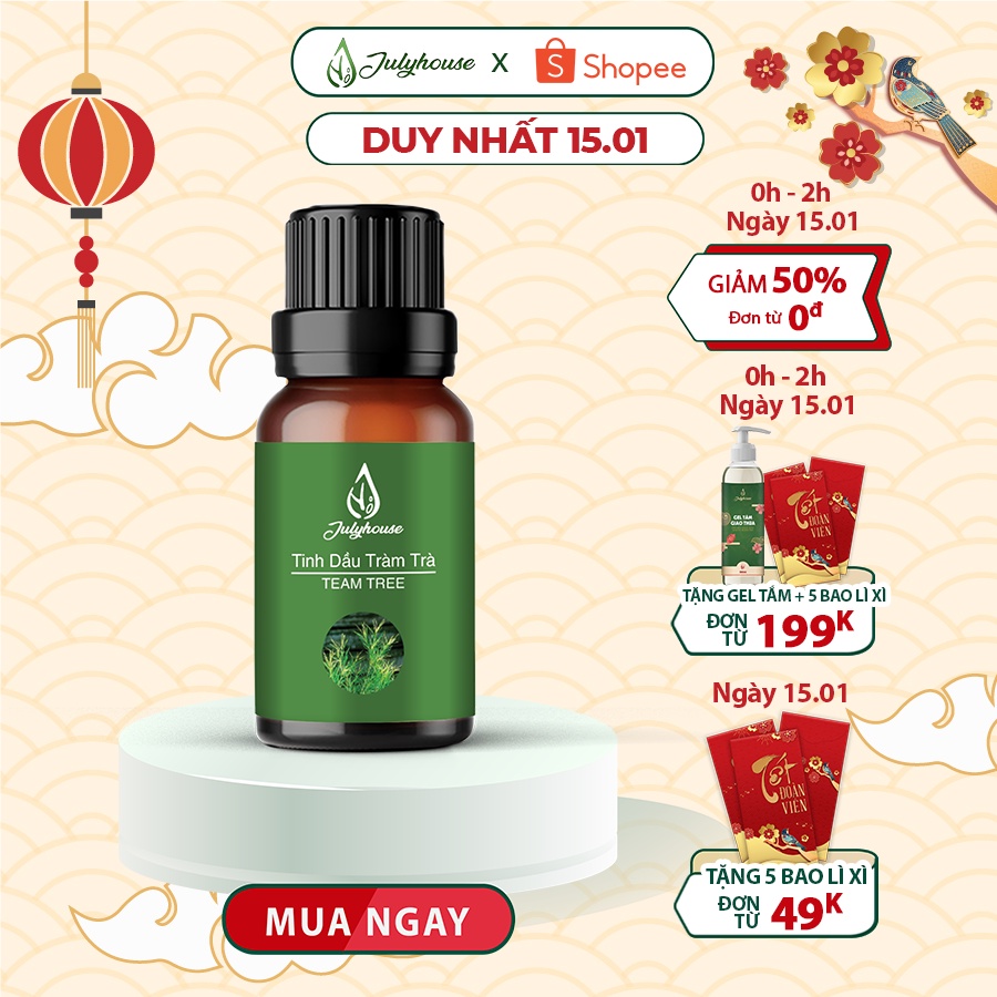 Tinh dầu Tràm Trà 10ml Julyhouse