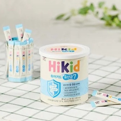[HSD 2023] Men Vi Sinh- Sữa Non Lợi Khuẩn 2in1 Hikid Hàn Quốc Cho Bé 12m+ Hộp 80g (1g x 80gói)