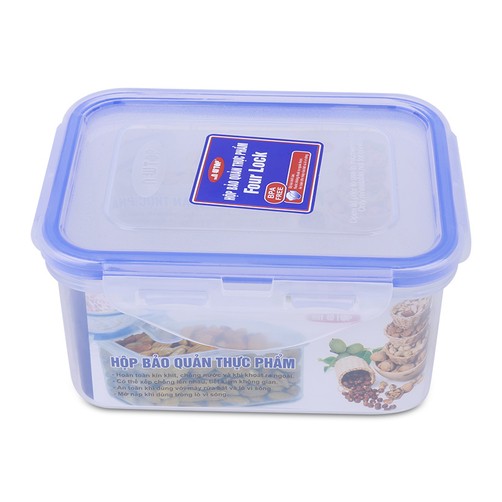 Hộp nhựa bảo quản thực phẩm 4 khóa 450ml | BigBuy360 - bigbuy360.vn