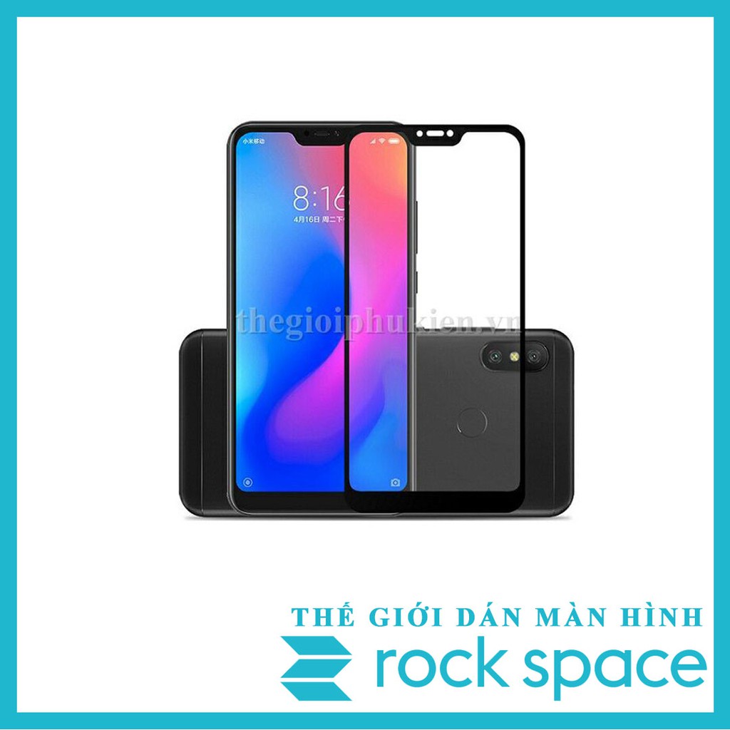 Miếng dán màn hình Redmi 6, 6 Pro, 6A Chính hãng Rock Space