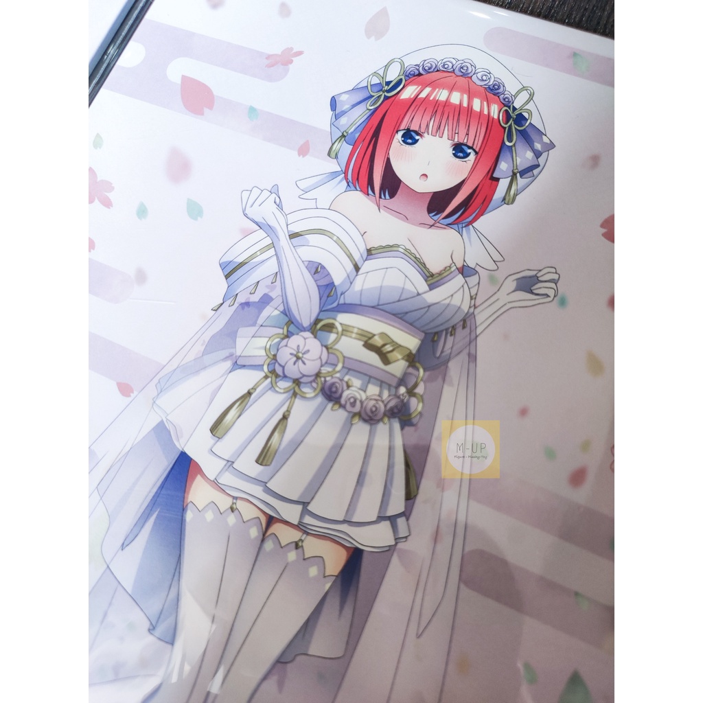 TRANH PVC NHÀ CÓ 5 NÀNG DÂU - ICHIBAN KUJI - GOTOUBUN NO HANAYOME - ART BOARD