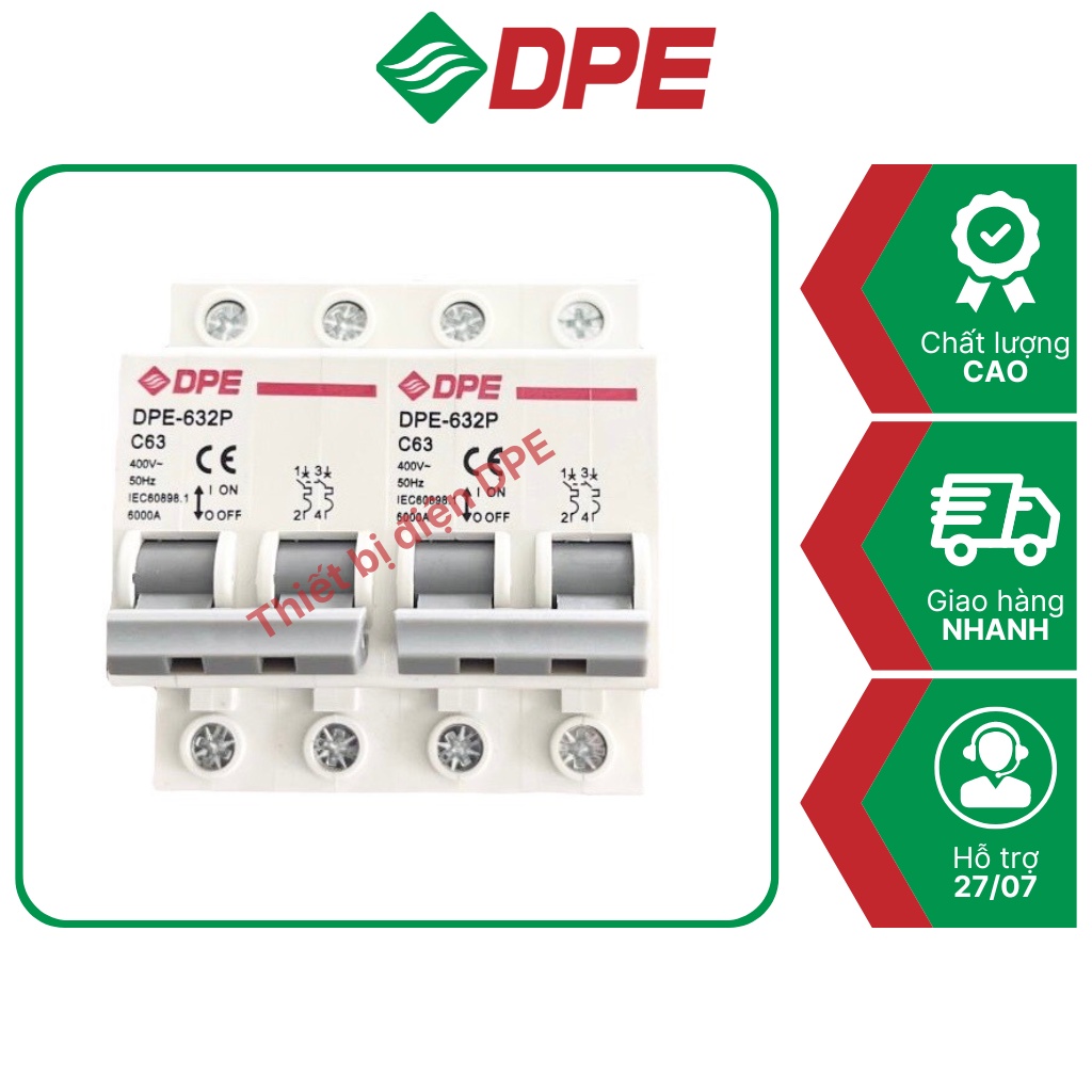 Aptomat cầu dao đảo chiều DPE cao cấp chính hãng.