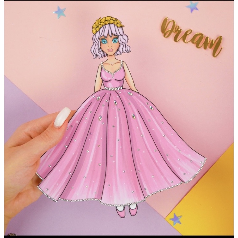 BỘ SƯU TẬP VÁY MÚA BALLE DÀNH CHO BÚP BÊ GIẤY