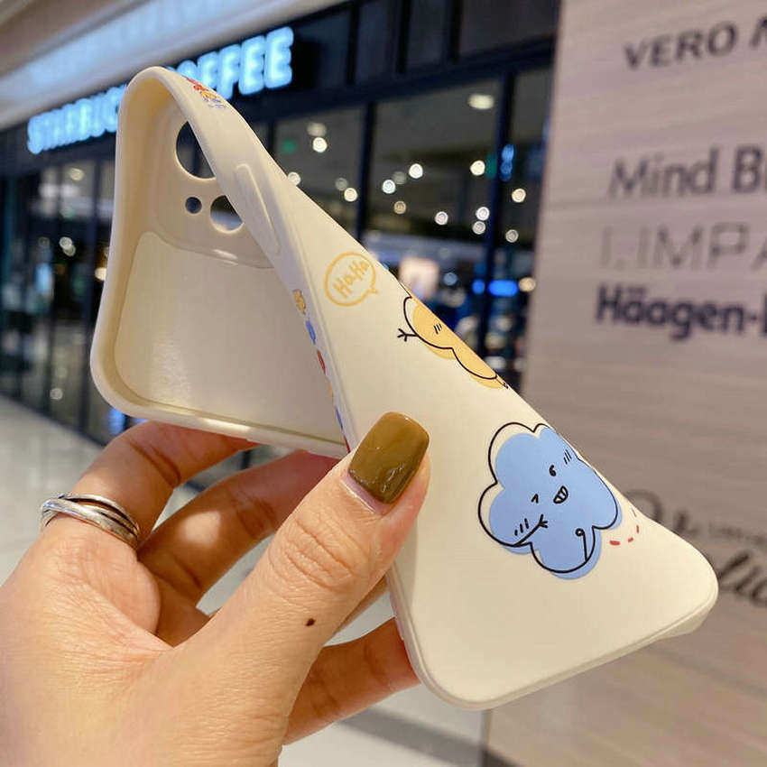 Cloud Side Stripe Soft Silicone Ốp OPPO A93 A15s A91 A92 A15 A5s F9 A3s A7 OPPOA5 A9 2020 A12 A83 A5 A12e F1s Reno 3 4Z Vivo Y20 Y15 Y12 Y20s V15 Y12s Y17 Y91 S1 Pro Y95 Y81i Y85 Y19 Y93 V9 V5 Y81 V5s Case