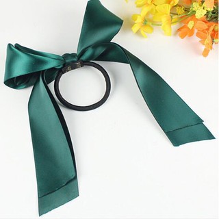 Dây buộc tóc đính nơ ruy băng