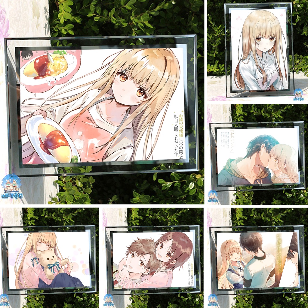 Khung Kính A4 Thiên sứ nhà bên (2) - Khung ảnh - Tranh Poster để bàn by 2D Tộc Shop - Otonari no Tenshi-sama