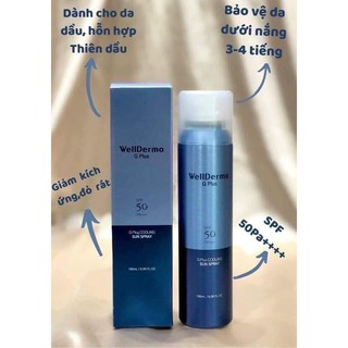 KEM CHỐNG NẮNG DẠNG XỊT WELLDERMA SUN SPRAY (MẶT VÀ BODY)