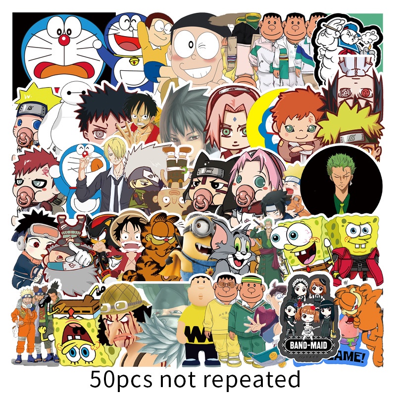 Miếng Dán Trang Trí Chống Thấm Nước Họa Tiết Hoạt Hình dễ thương 015