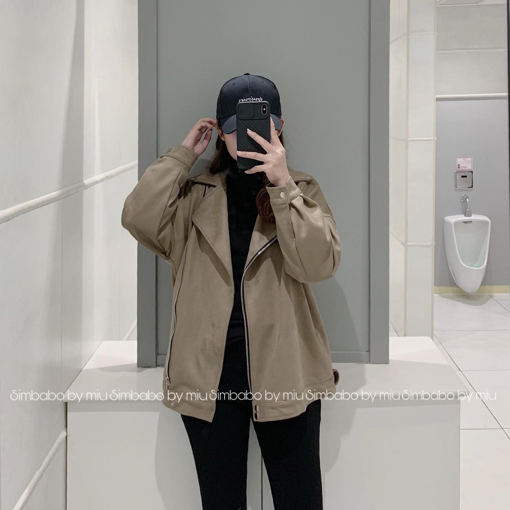 Áo jacket da lộn Simbabo