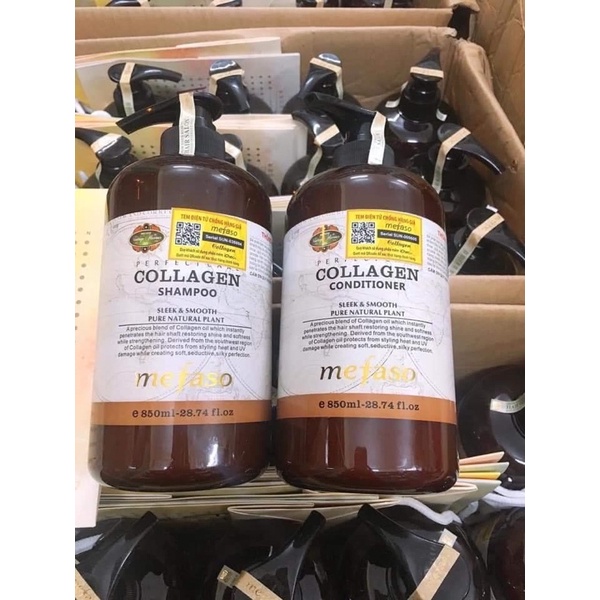 Bộ gội xả collagen Mefaso 850ml