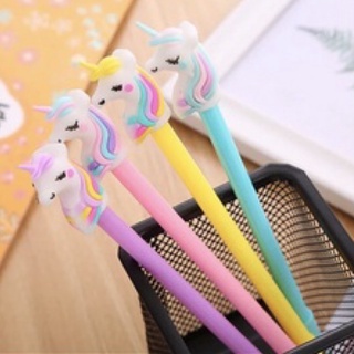 Bút nước xanh hình Unicorn (mực xanh)