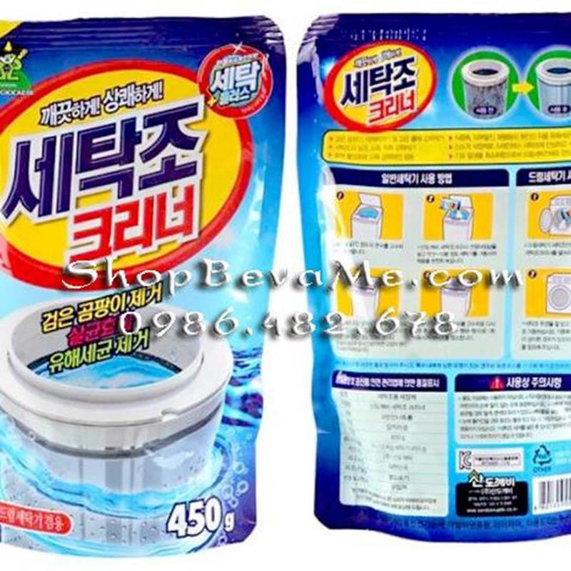 [ Bán sỉ] [Giá gốc] Bột Tẩy Lồng Giặt Chính Hãng Hàn Quốc 450G