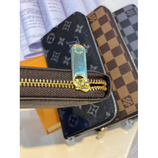 Ví nữ LV dài sz19cm tag vàng da cavat fullbox cực đẹp