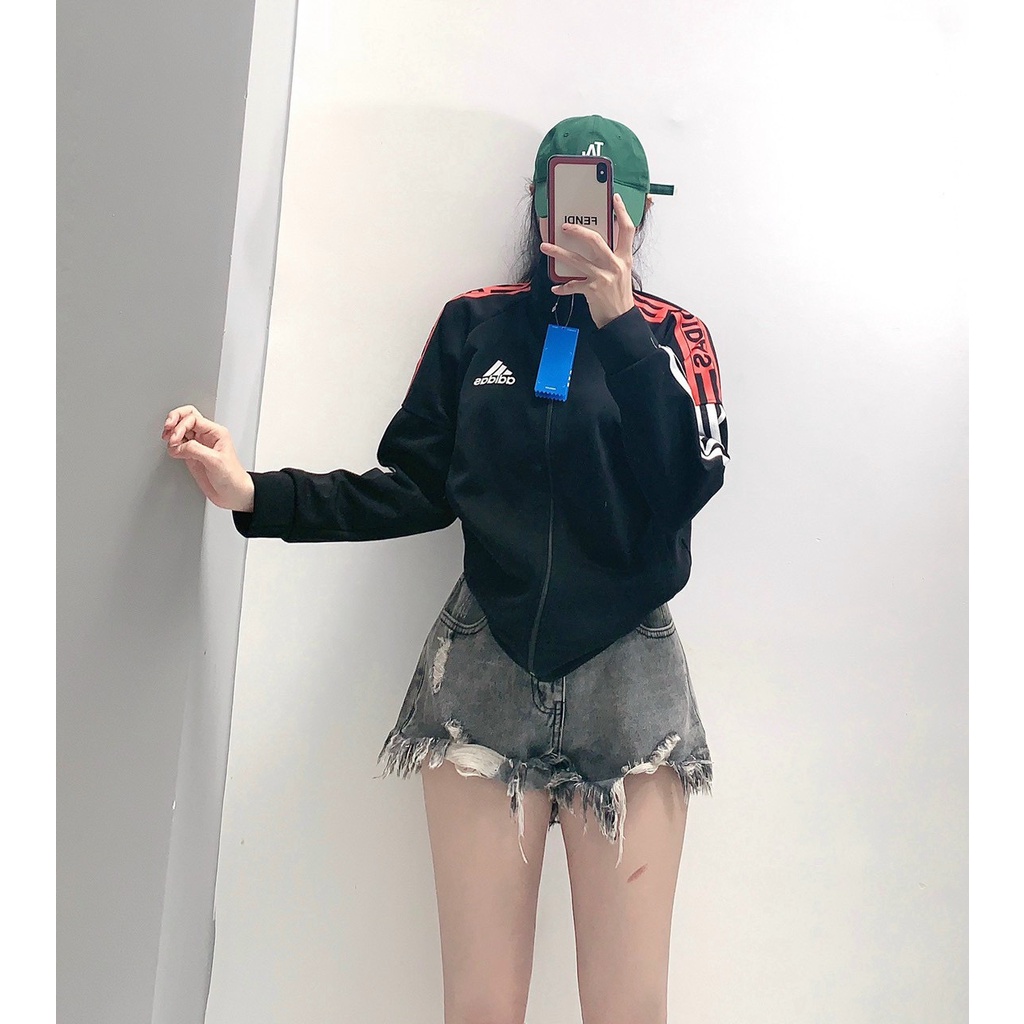 ÁO KHOÁC UMI THỂ THAO ADIDAS SỌC MÀU NAM NỮ