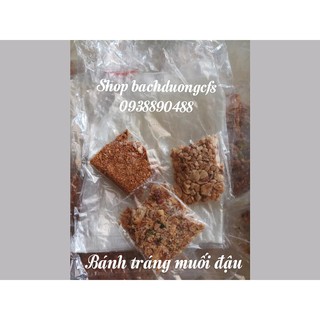 Bánh tráng muối ĐẬU Tây Ninh - Muối tôm, Đậu phộng, Hành phi