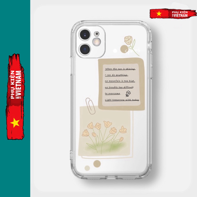 Ốp lưng iphone 6, 6s plus, 7 8 Plus, X, XS, XR, XSMAX, 11 , 12, 13 PROMAX suốt trong quãng STICKER chú thích PKVN