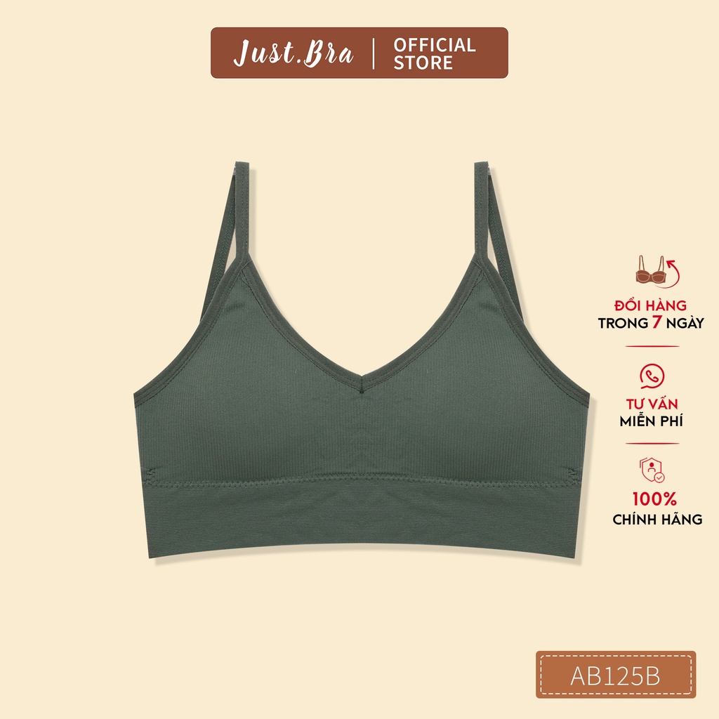 [Mã WABRJB031 giảm 10% đơn 99k] Áo ngực Just Bra thun gân khoét lưng cá tính AB125B
