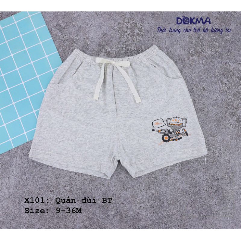 Sz 9-36m Quần đùi bé trai Dokma X710