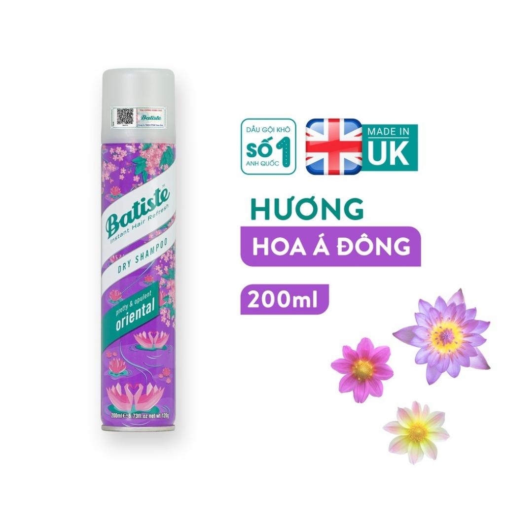 Dầu Gội Khô Batiste Dry Shampoo 200ml