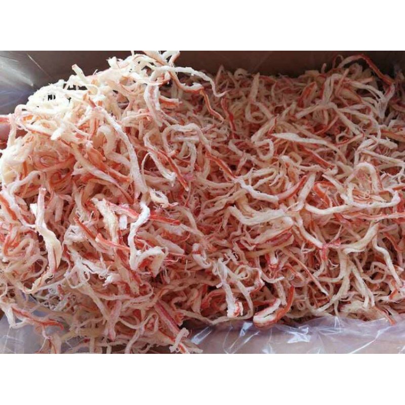 Mực xé sợi 500gram KHÔNG CAY dai ngon đậm vị