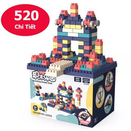 LEGO 520 CHI TIẾT BUILDING BLOCK PARK NO.11037 KÍCH THÍCH SÁNG TẠO