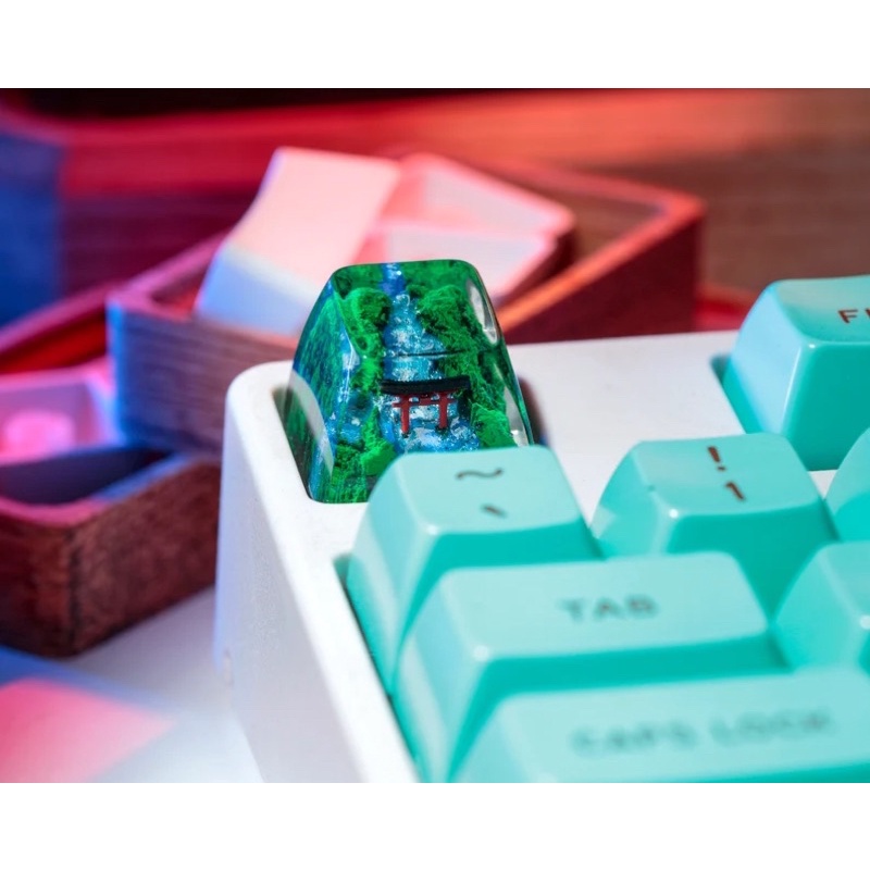 Nút phím cơ Cổng Đình Torii.Keycap resin.Keycap Artisan