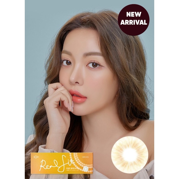 Lens 1 Ngày có Lệch REALFIT BROWN