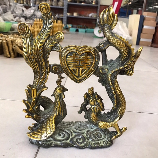 Long Phụng chữ Hỉ