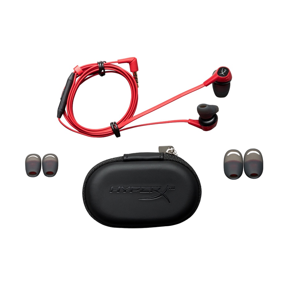 Tai nghe Gaming Kingston HyperX Cloud Earbuds II (Cloud Earbuds 2) - Jack 3.5mm / Micro tích hợp -  - Hàng Chính Hãng