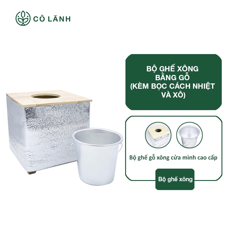Ghế xông vùng nhạy cảm Cỏ Lành cho mẹ mới sinh