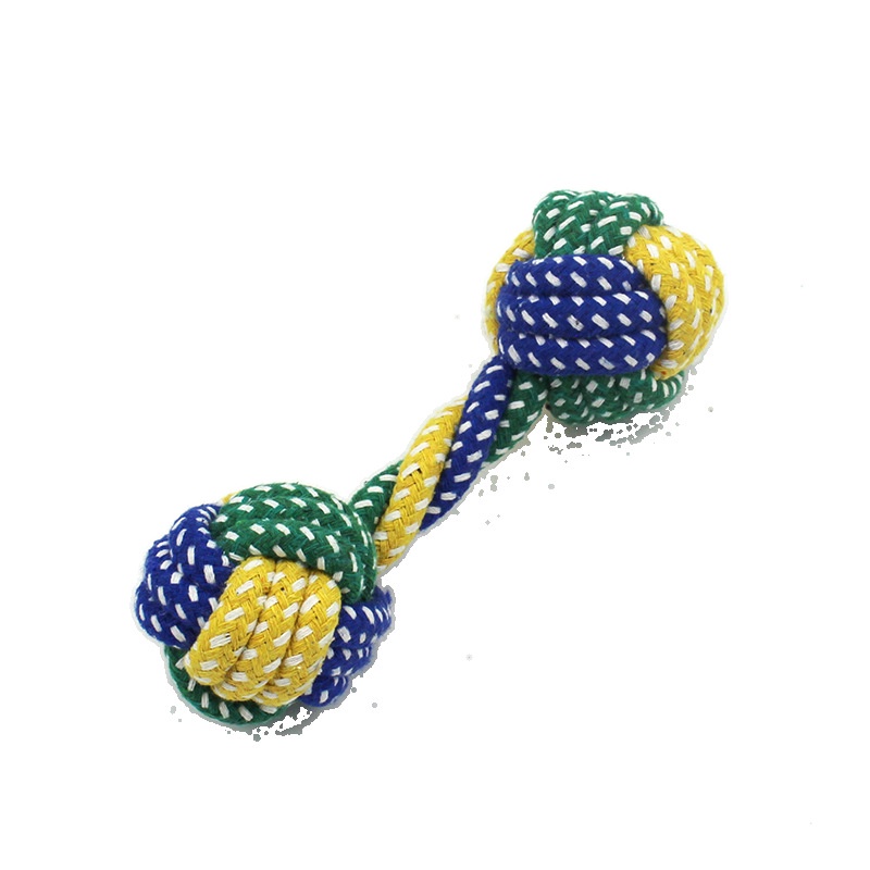 Đồ chơi cho chó mèo đồ chơi gặm bằng dây cotton dùng làm sạch răng cho thú cưng
