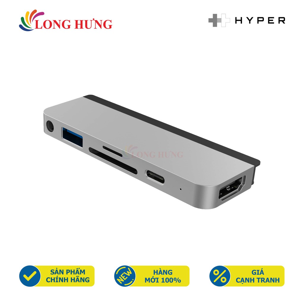 Cổng chuyển đổi HyperDrive 6-in-1 Hub For iPad Pro HD319B - Hàng chính hãng