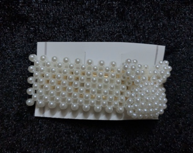 Kẹp tóc đính ngọc trai nhân tạo style Hàn.