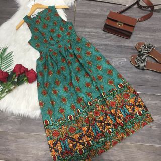 Đầm maxi hoa xẻ đùi