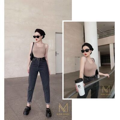 Áo Thừng 3 Lỗ Viền Gân - Khoét Lưng Hót Trend