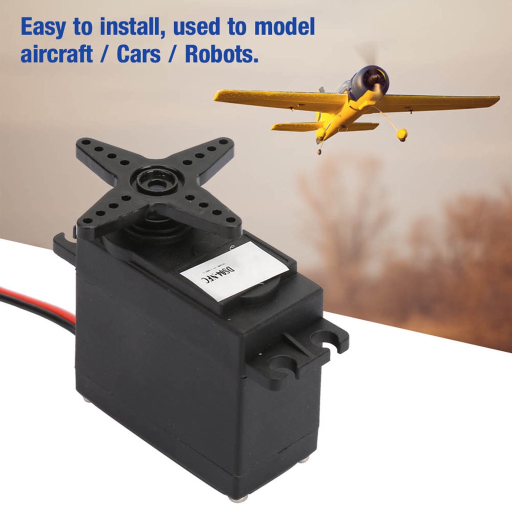 Có thể bán buôn DS04-NFC Động cơ giảm tốc xoay liên tục 360 độ Servos DC cho rô bốt RC Westvirginia058 Hàng giao ngay