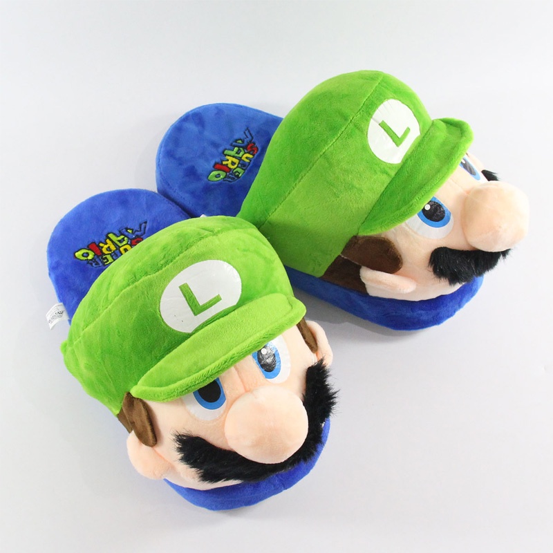 NINTENDO Dép Bông Đi Trong Nhà Hình super mario 27cm