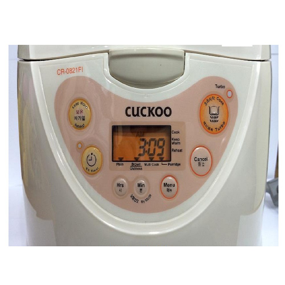 Nồi Cơm Điện Tử Cuckoo CR-0821FI - 1.5L - Hàng Chính Hãng