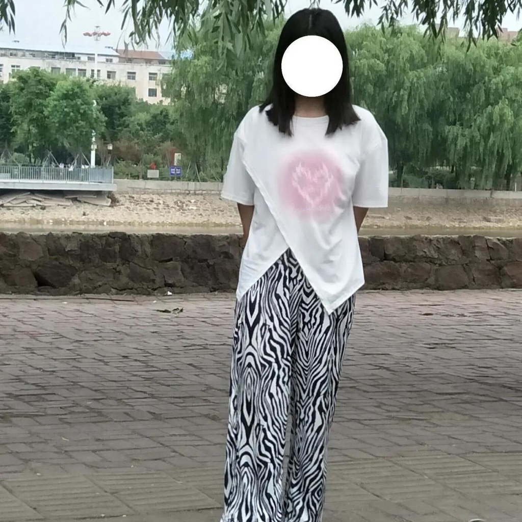 Áo Thun Tay Ngắn Cổ Tròn Hai Mặt Phong Cách Thời Trang Mùa Hè Hàng Mới Dành Cho Bạn Nữ 2023