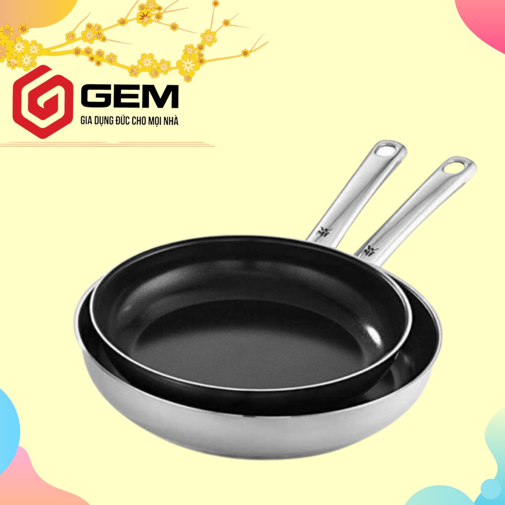 Set chảo chống dính WMF Frying pans 24-28cm cán inox không gỉ