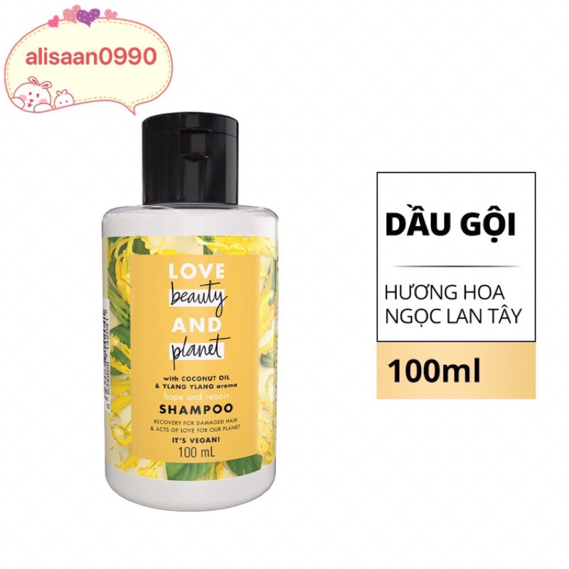 DẦU GỘI LOVE BEAUTY AND PLANET HƯƠNG NGỌC LAN TÂY 100ML
